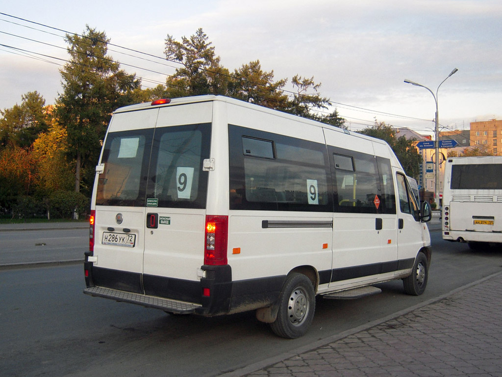 Тюменская область, FIAT Ducato 244 CSMMC-RLL, -RTL № Н 286 УК 72