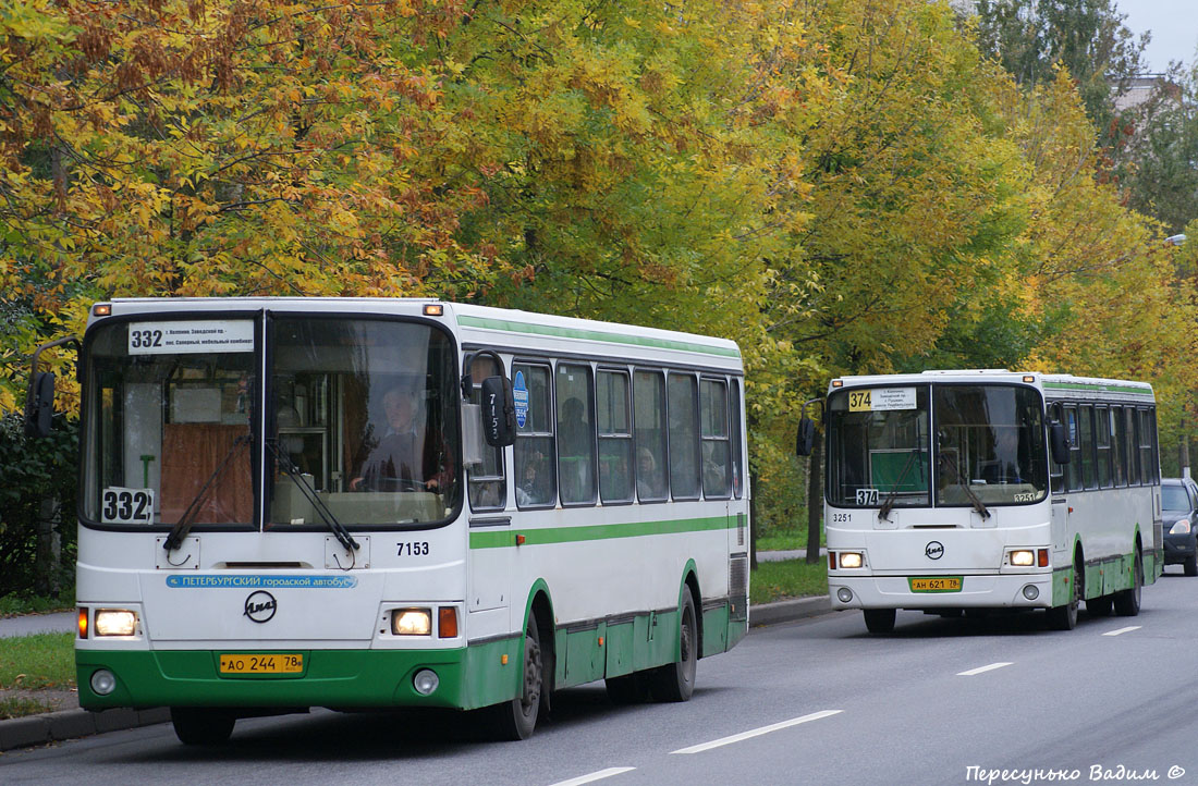 Санкт-Петербург, ЛиАЗ-5256.25 № 7153