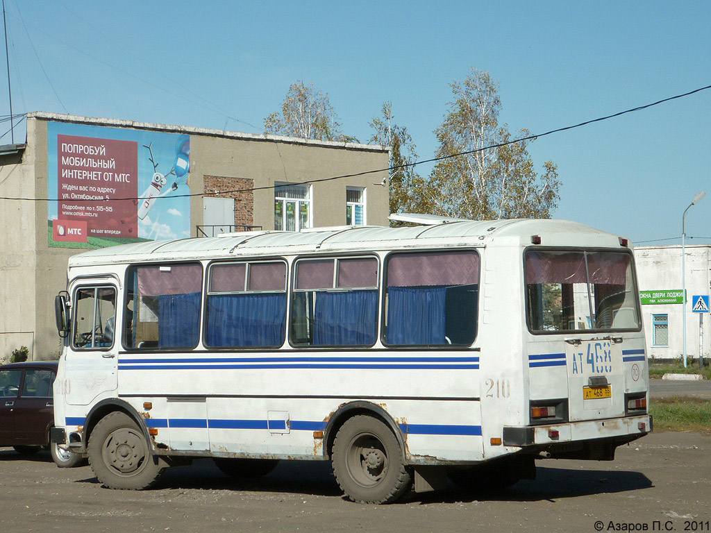 Омская область, ПАЗ-32054 № 210