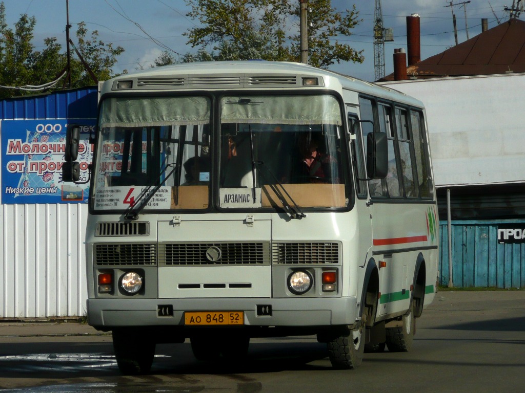 Нижегородская область, ПАЗ-32054 № АО 848 52