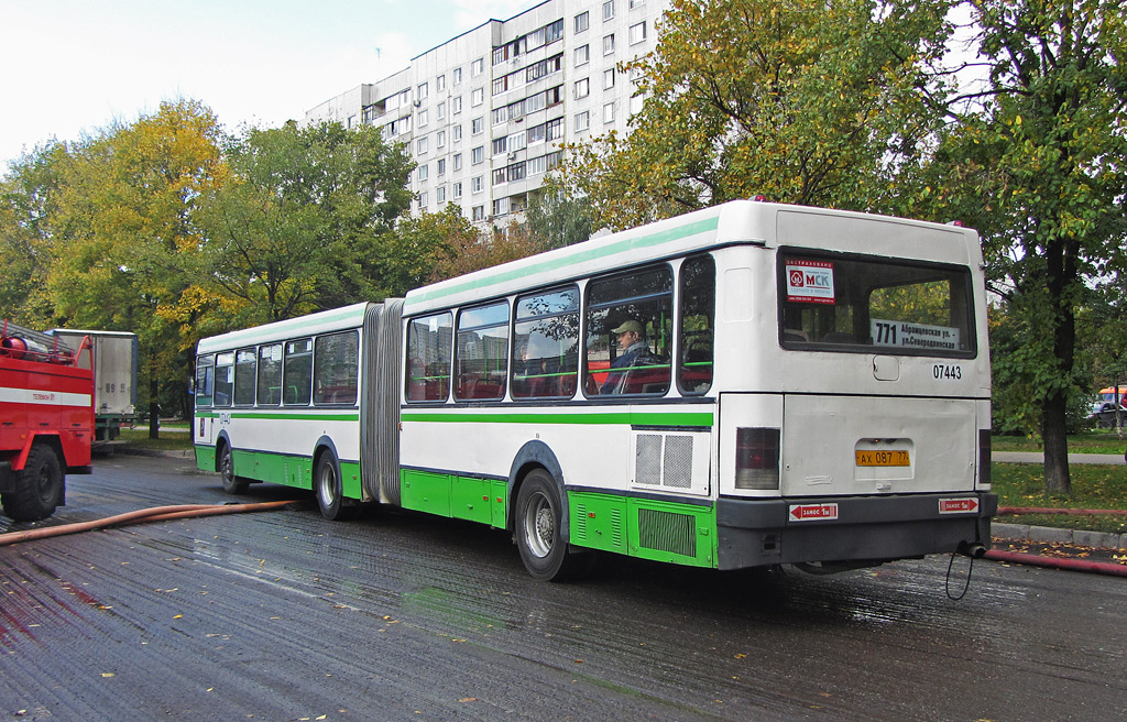 Москва, Ikarus 435.17 № 07443