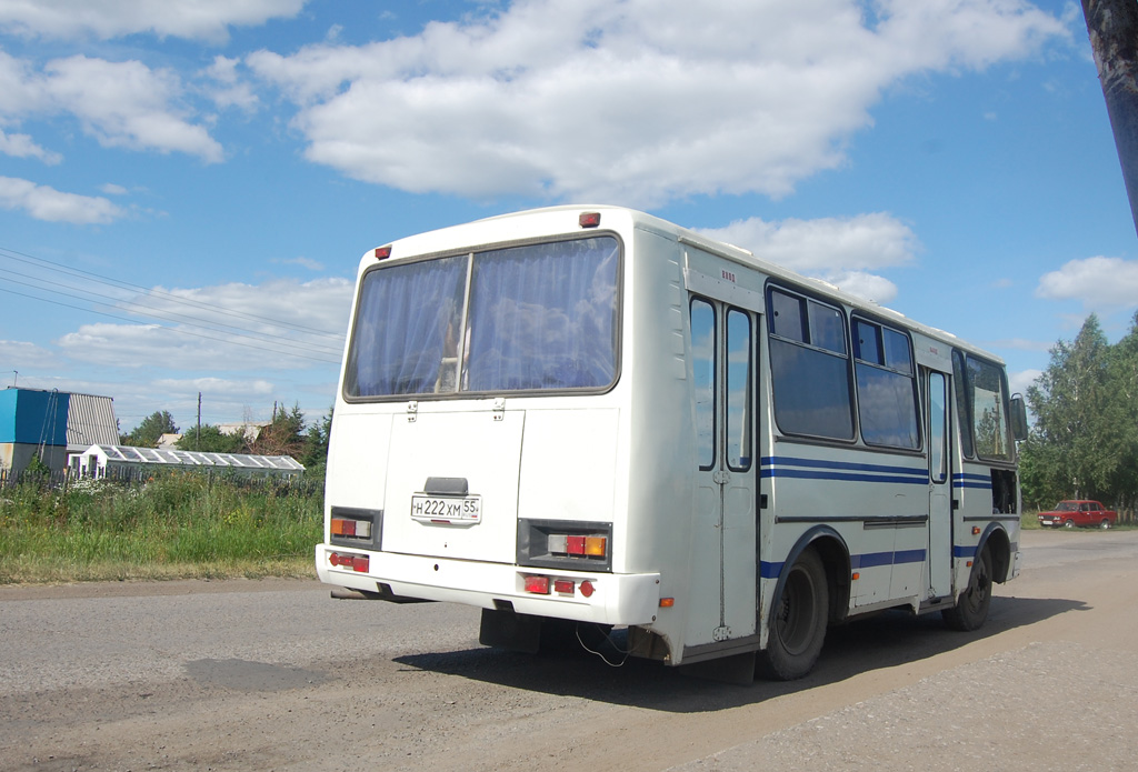 Омская область, ПАЗ-32051-110 № Н 222 ХМ 55