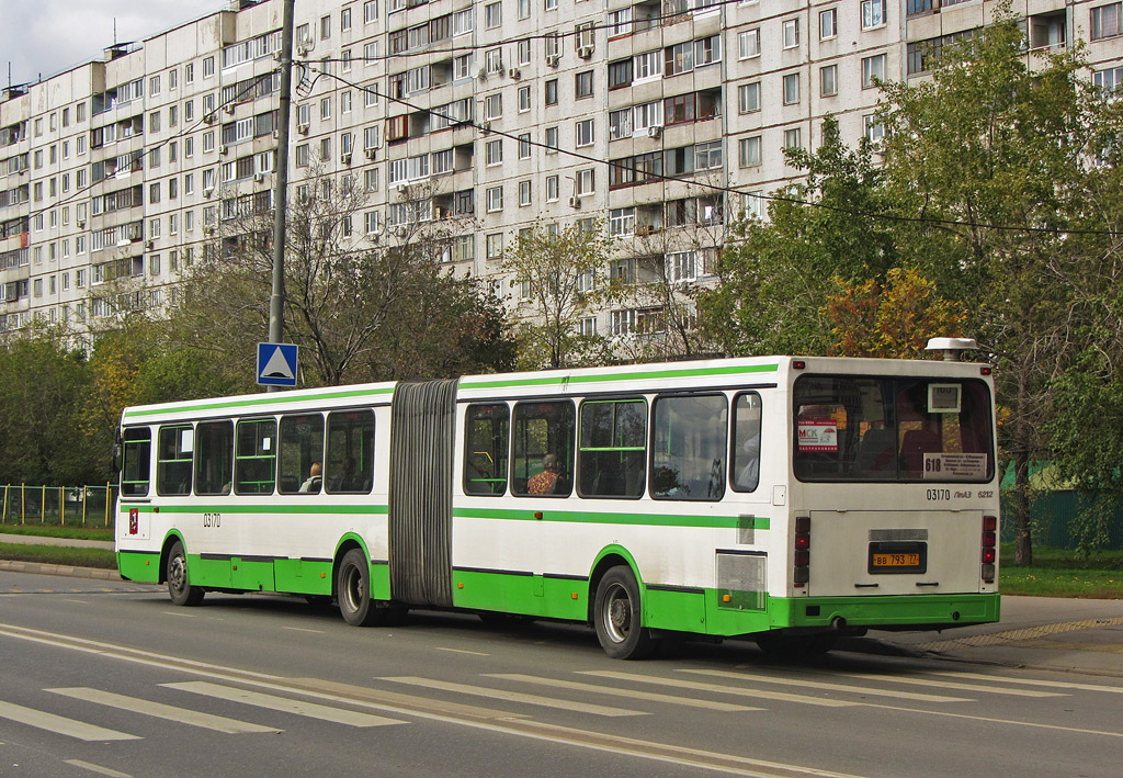 Москва, ЛиАЗ-6212.01 № 03170