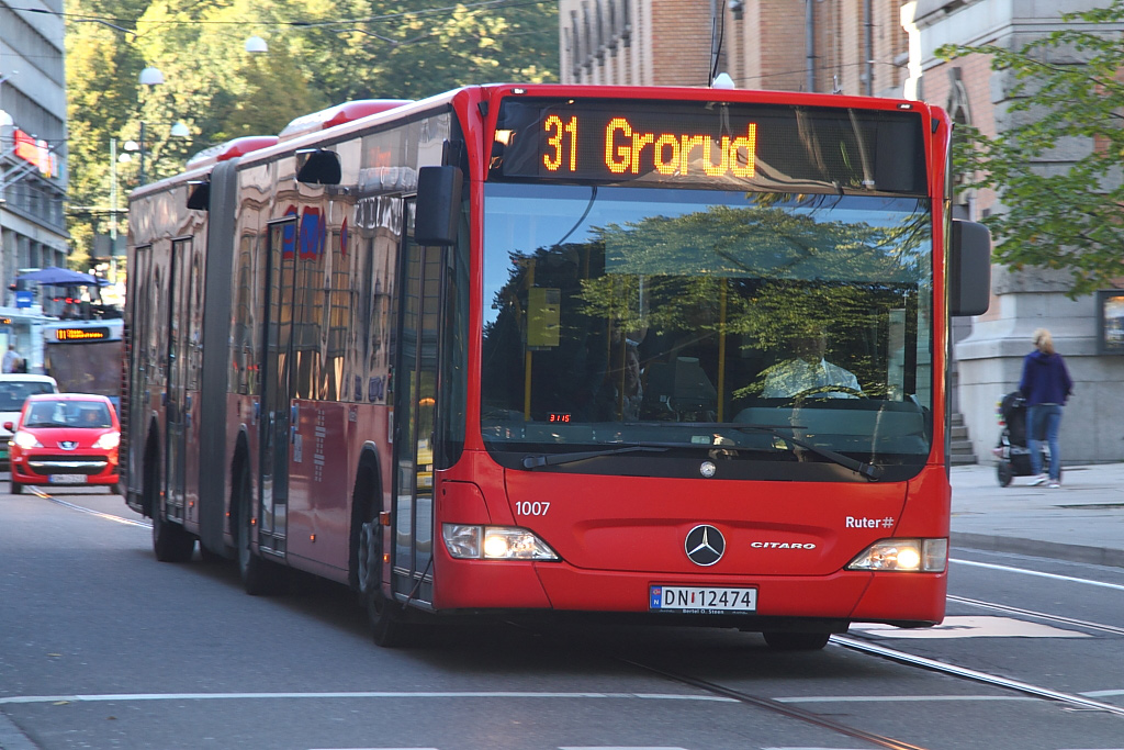 Норвегия, Mercedes-Benz O530G Citaro facelift G № 1007