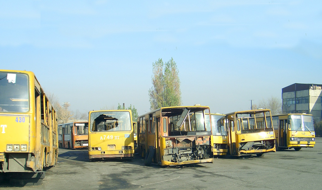 Алматы, Ikarus 260 (280) № 430; Алматы, Ikarus 260.50 № 655; Алматы, Ikarus 260.50 № 366; Алматы, Ikarus 260.02 № 369