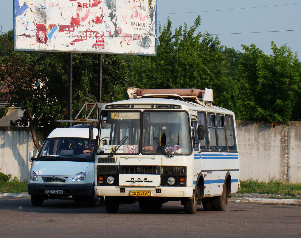 Черниговская область, ПАЗ-32054 № CB 2293 AA