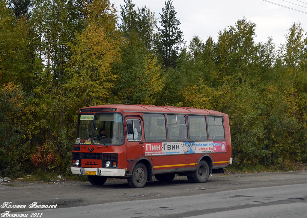 Мурманская область, ПАЗ-3206-60 № АА 669 51
