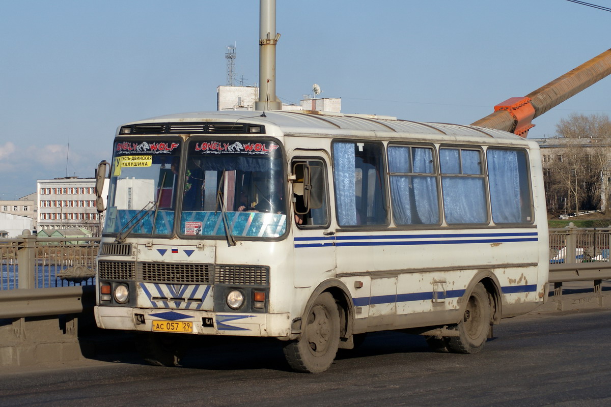 Архангельская область, ПАЗ-32054 № АС 057 29