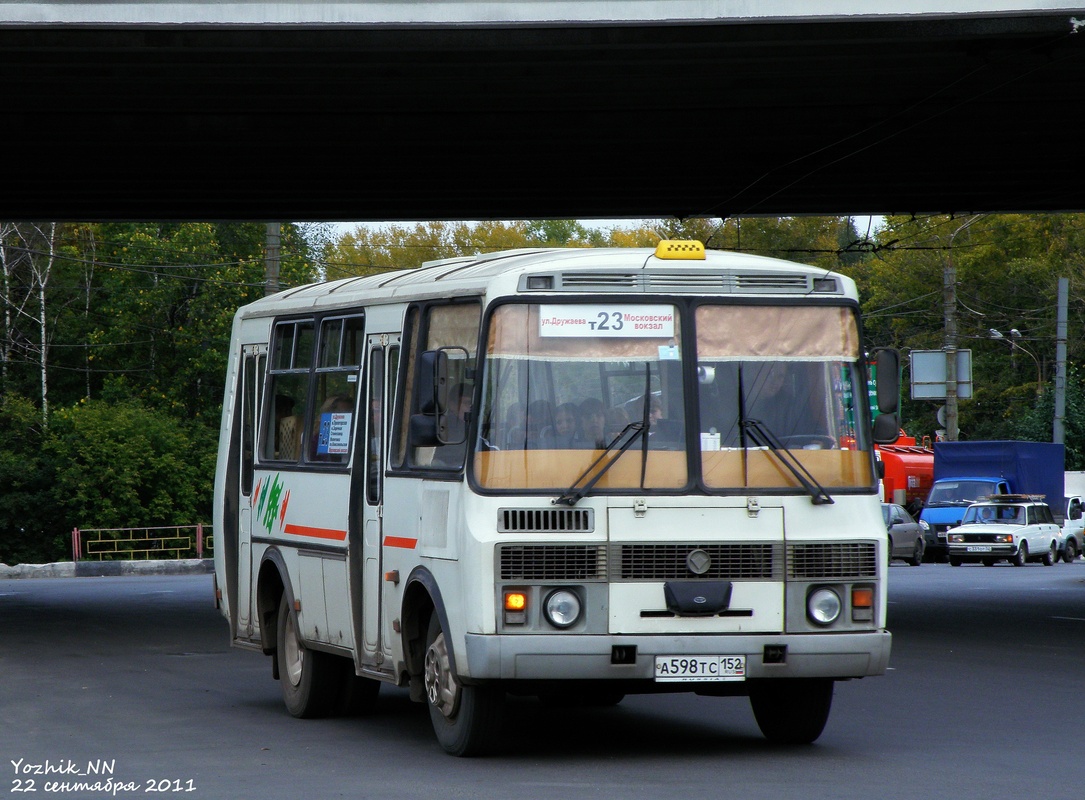 Нижегородская область, ПАЗ-32054 № А 598 ТС 152