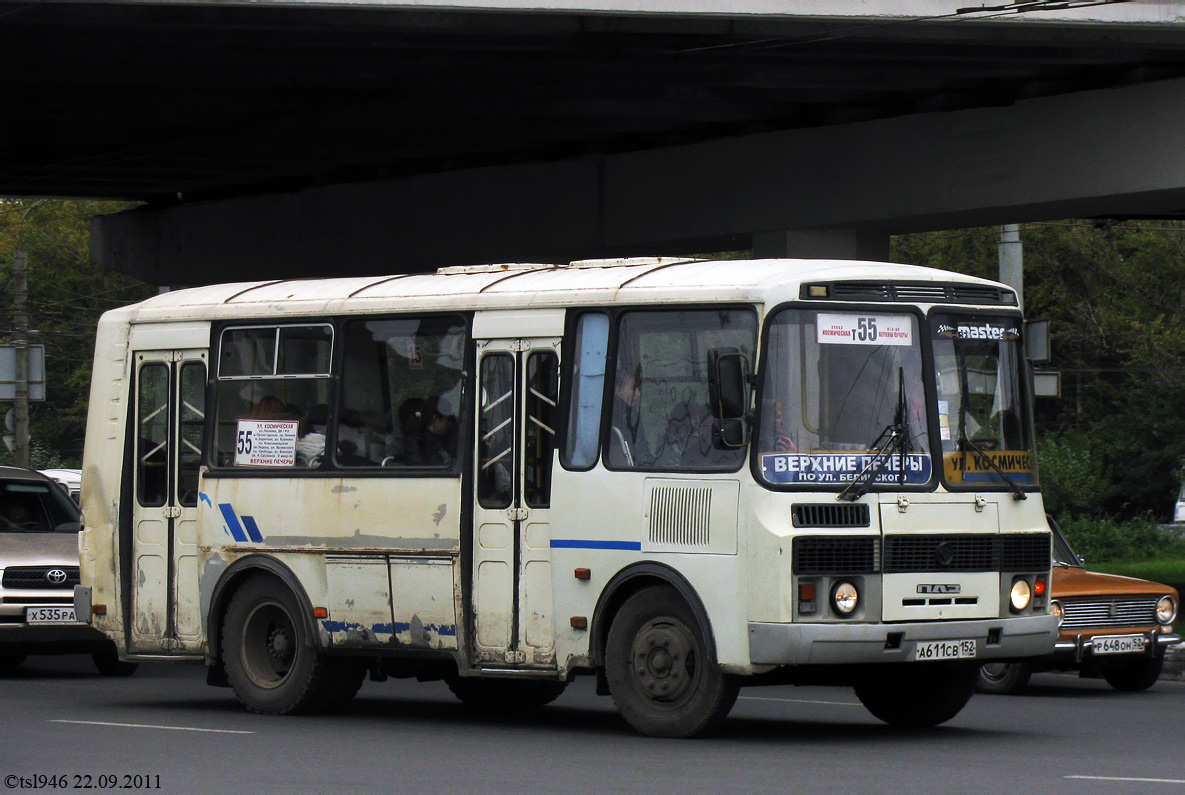 Нижегородская область, ПАЗ-32054-07 № А 611 СВ 152