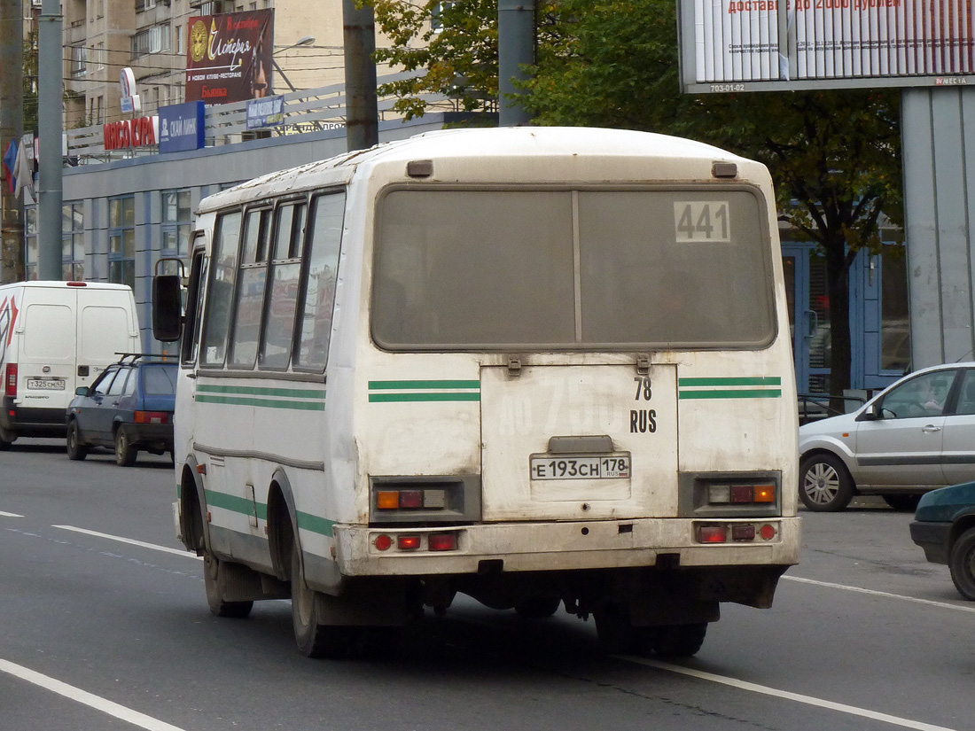 Санкт-Петербург, ПАЗ-3205-110 КТ-201Б № Е 193 СН 178