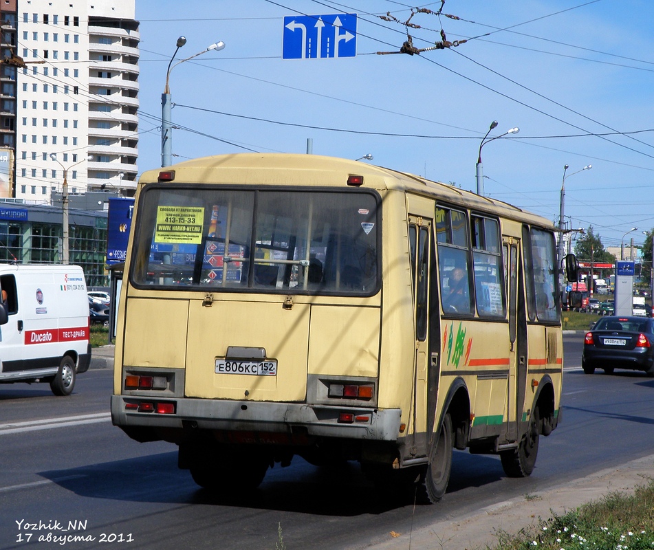 Нижегородская область, ПАЗ-32054 № Е 806 КС 152