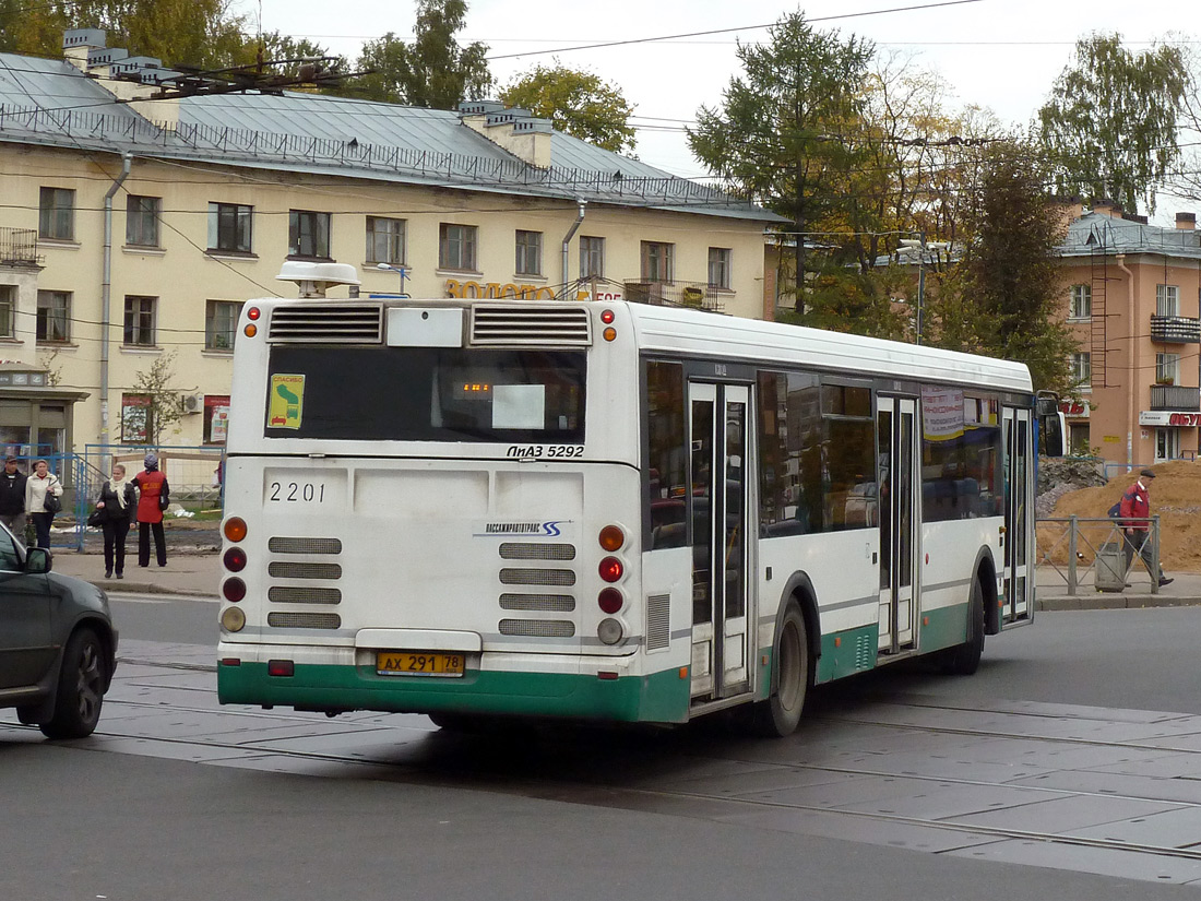 Санкт-Петербург, ЛиАЗ-5292.20 № 2201