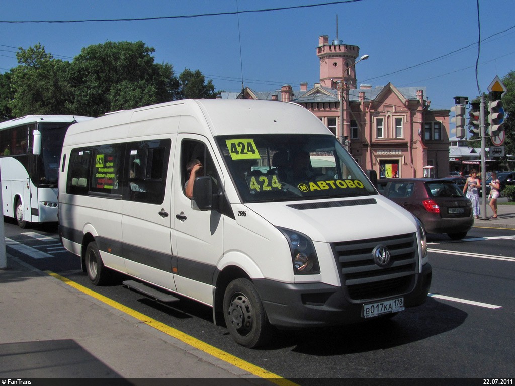 Санкт-Петербург, БТД-2219 (Volkswagen Crafter) № 2695