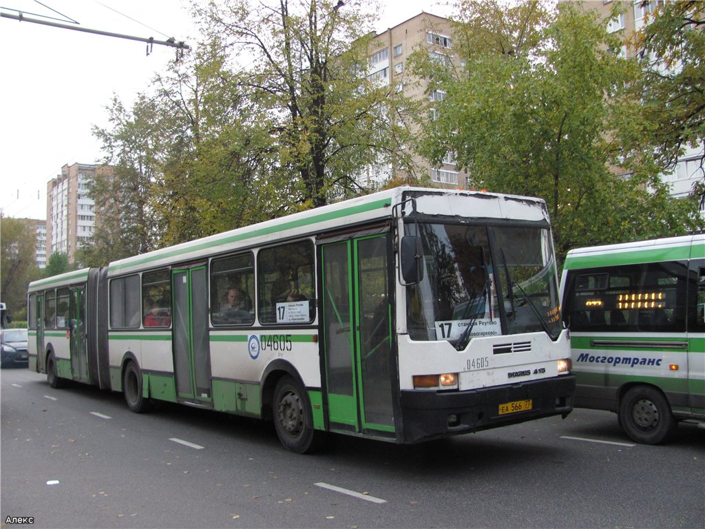 Москва, Ikarus 435.17 № 04605