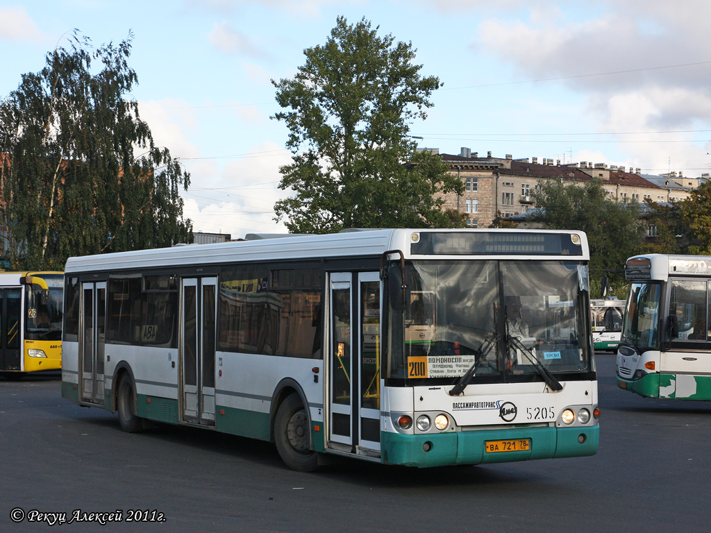 Санкт-Петербург, ЛиАЗ-5292.20 № 5205