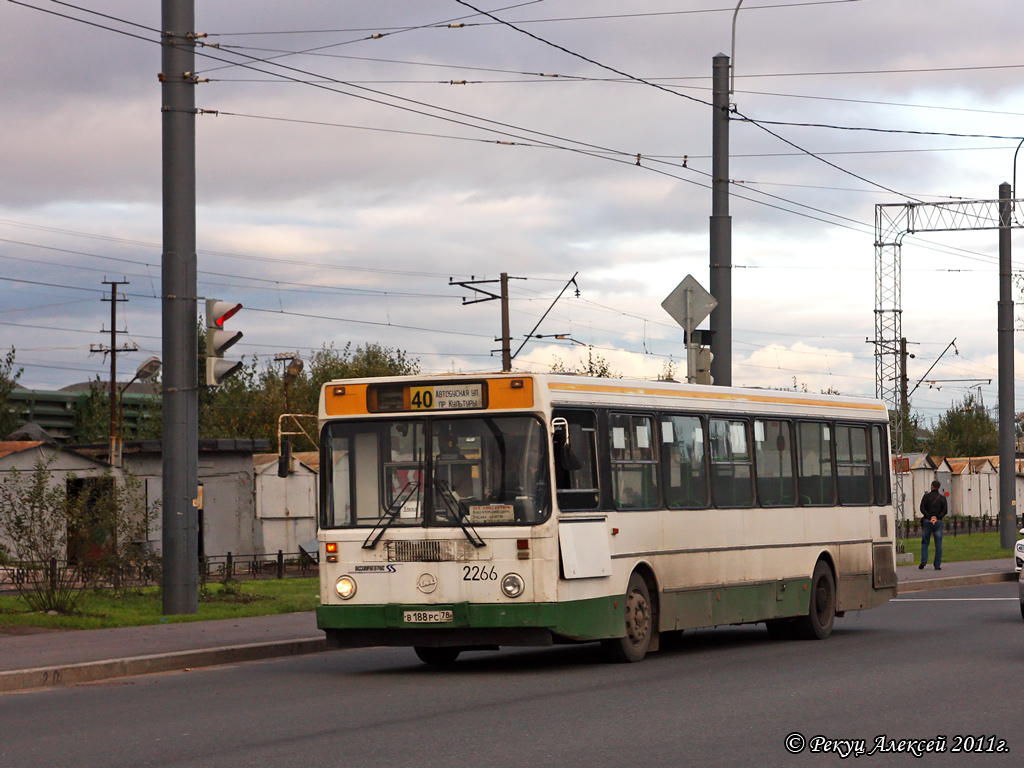 Санкт-Петербург, ЛиАЗ-5256.25 № 2266