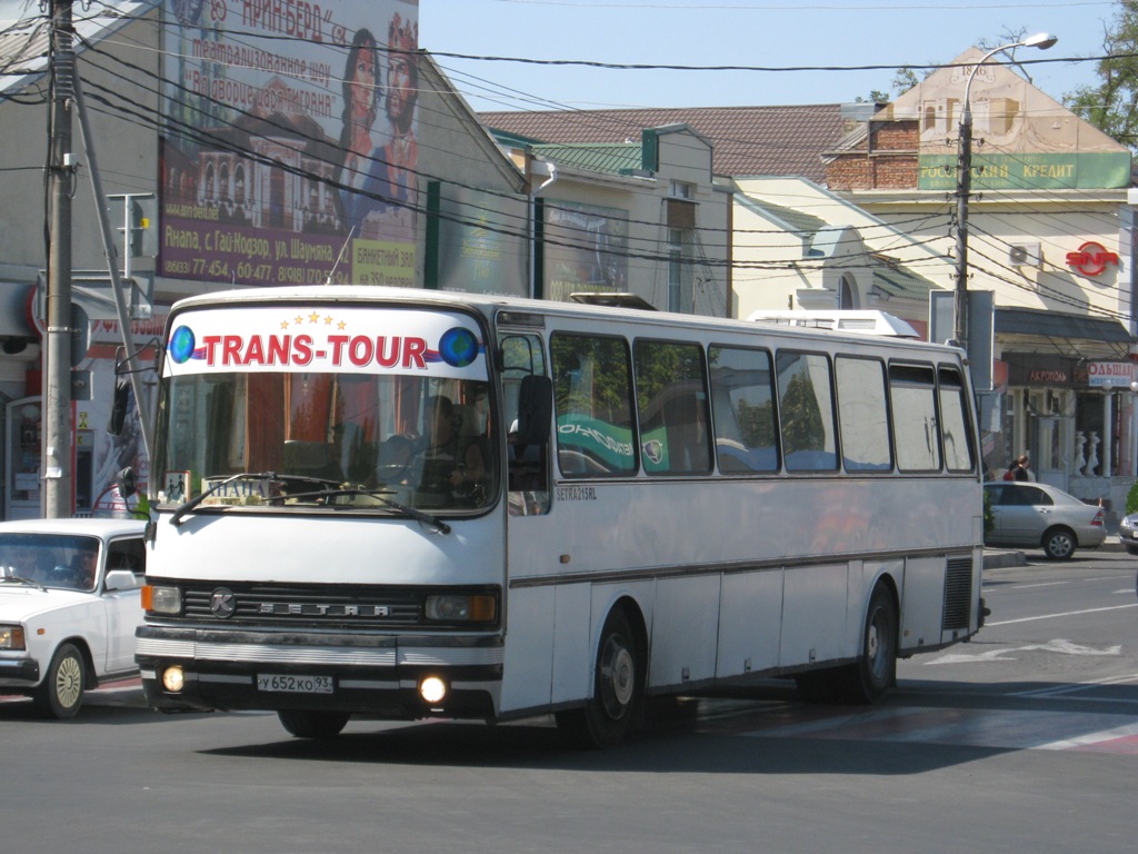 Краснодарский край, Setra S215RL № У 652 КО 93