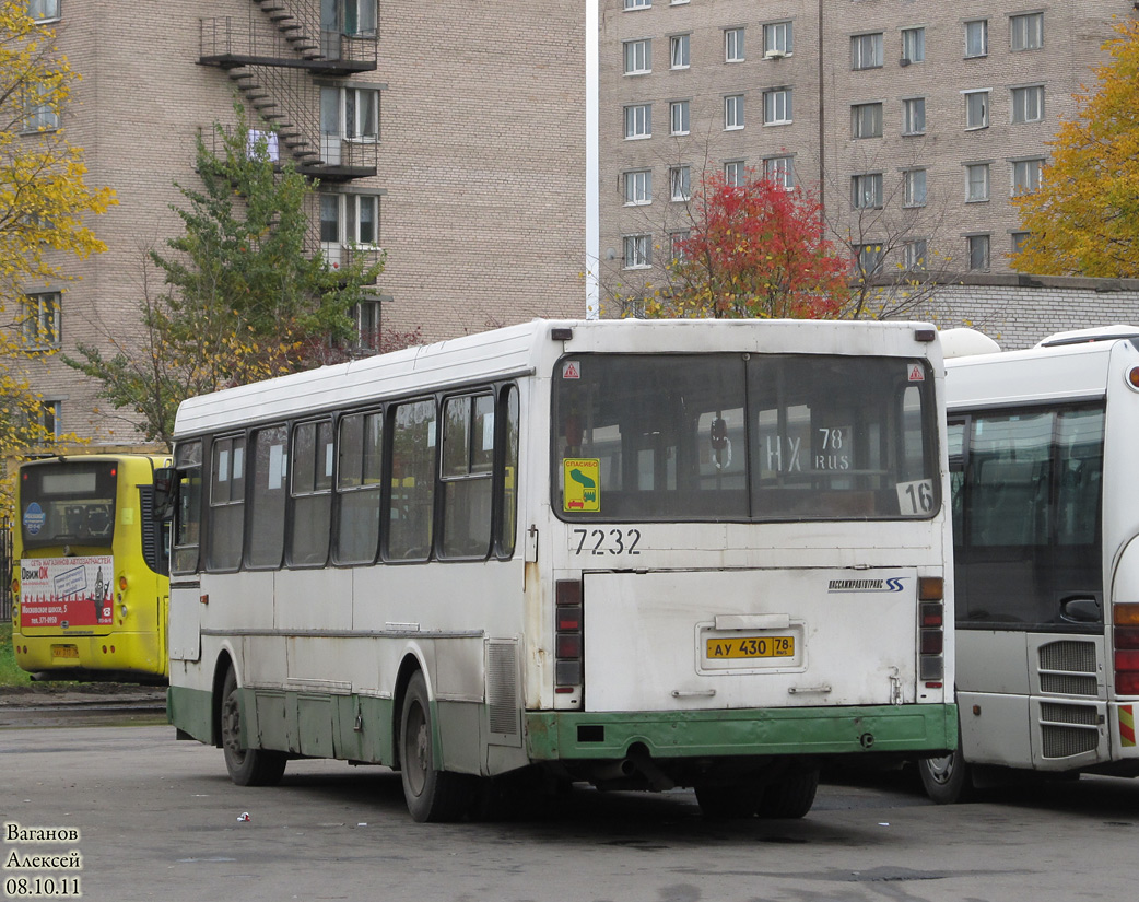 Санкт-Петербург, ЛиАЗ-5256.00 № 7232