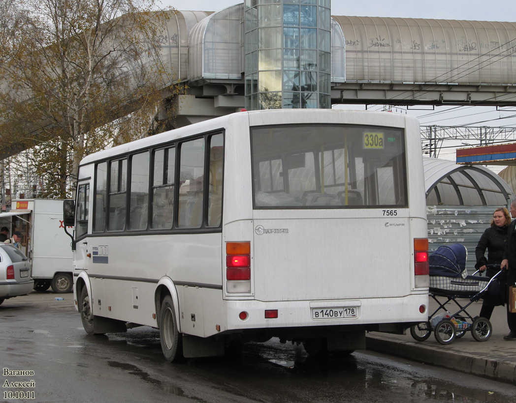 Ленинградская область, ПАЗ-320412-05 № 7565