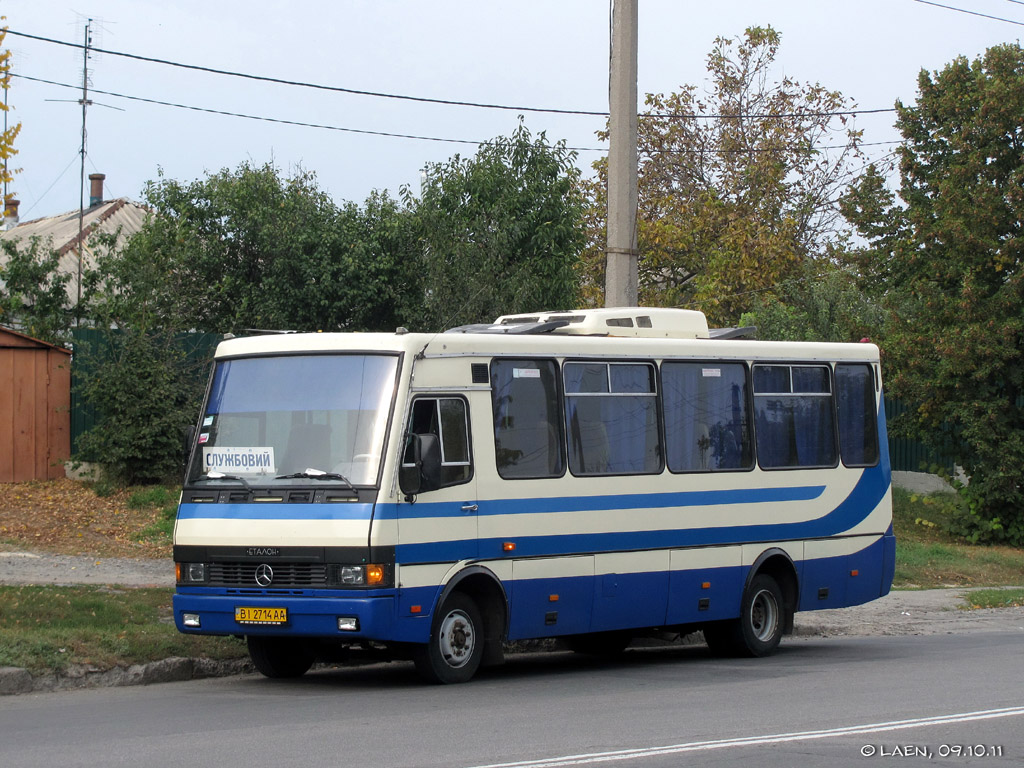 Полтавская область, БАЗ-А079.25 "Мальва" № BI 2714 AA