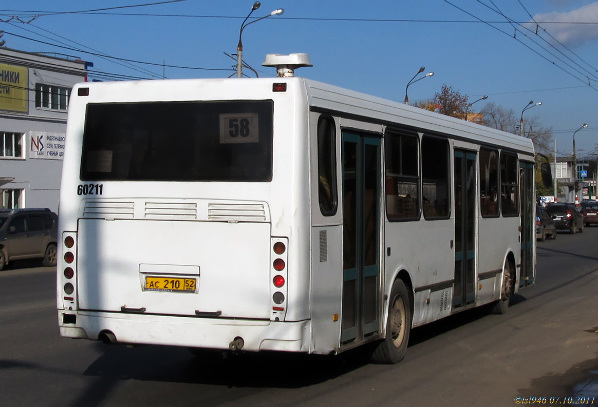 Нижегородская область, ЛиАЗ-5256.26 № 60211