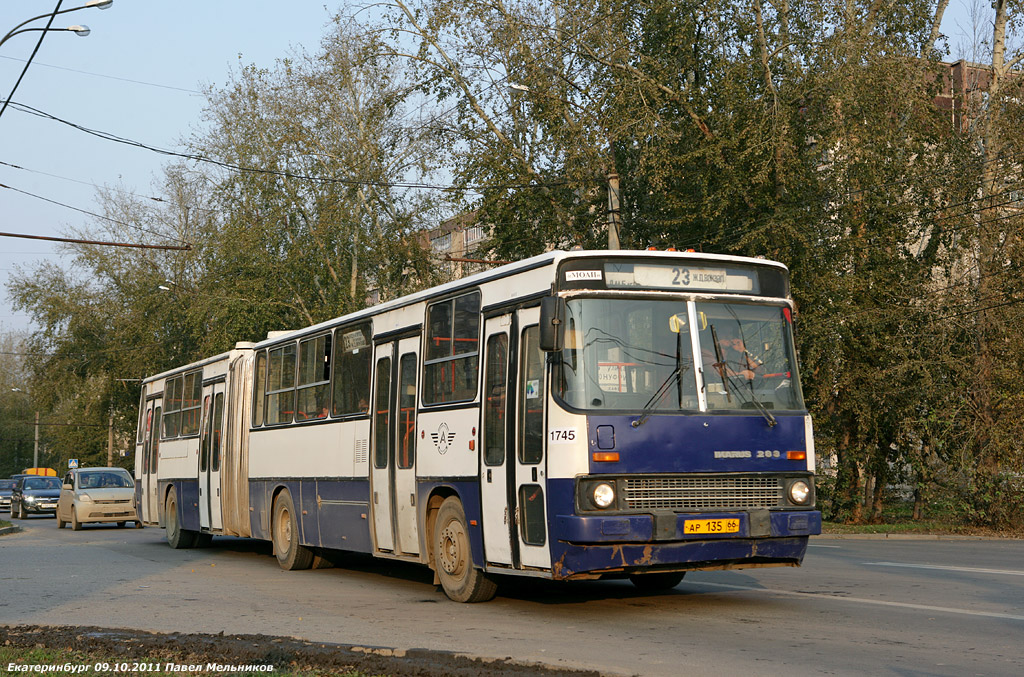 Sverdlovsk region, Ikarus 283.10 # 1745