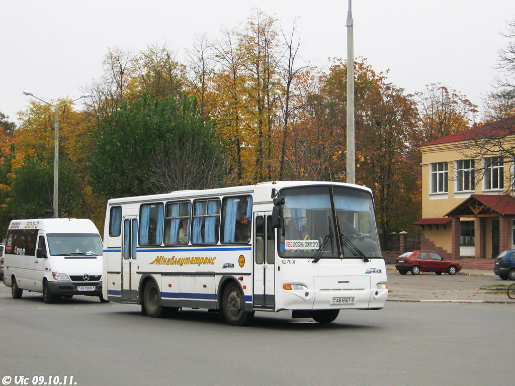 Минская область, ПАЗ-4230-01 (2-2) № 027091