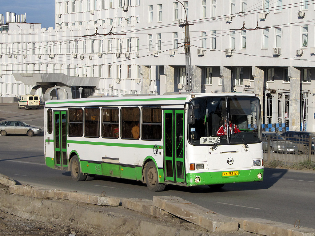 Челябинская область, ЛиАЗ-5256.35-01 № АТ 753 74