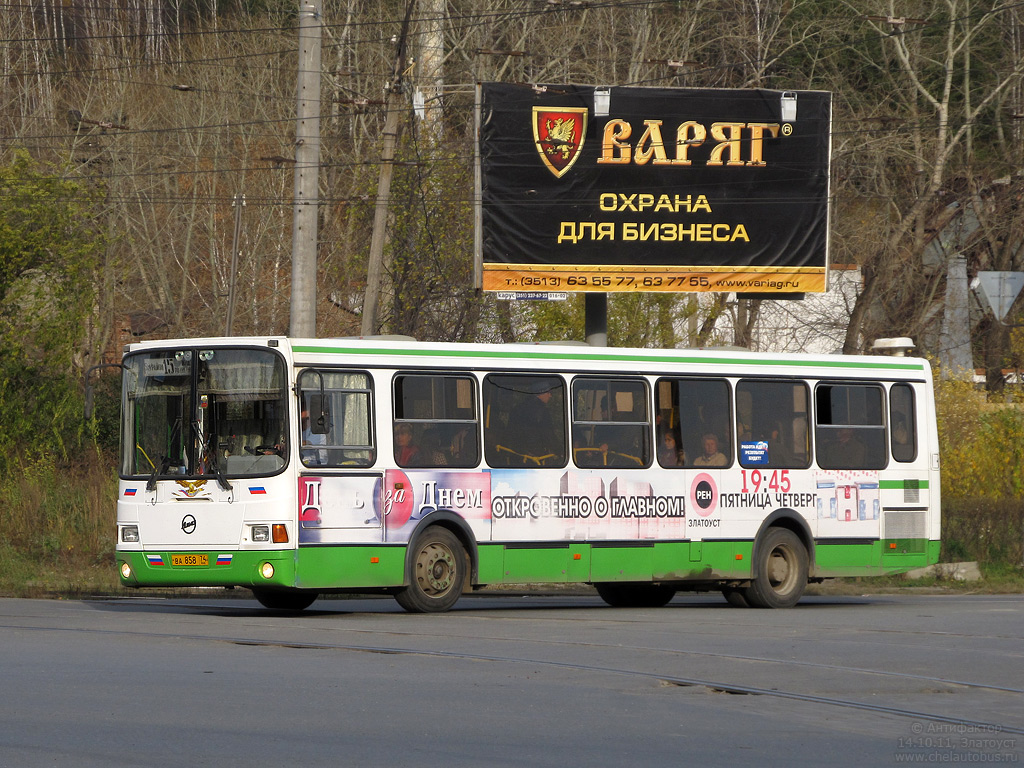 Chelyabinsk region, LiAZ-5256.36 Nr. ВА 858 74