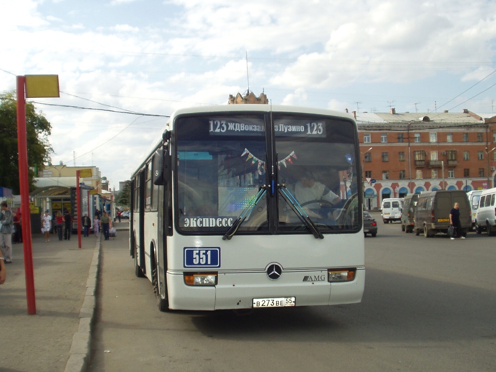 Омская область, Mercedes-Benz O345 № 551