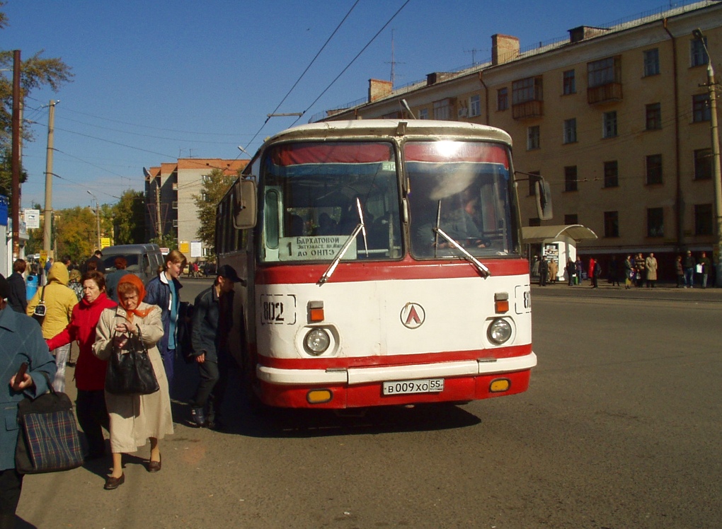 Омская область, ЛАЗ-695Н № 802