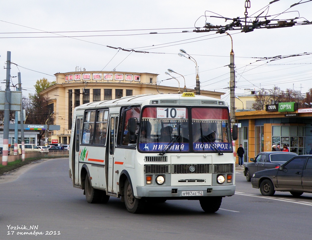 Нижегородская область, ПАЗ-32054 № В 987 АЕ 152