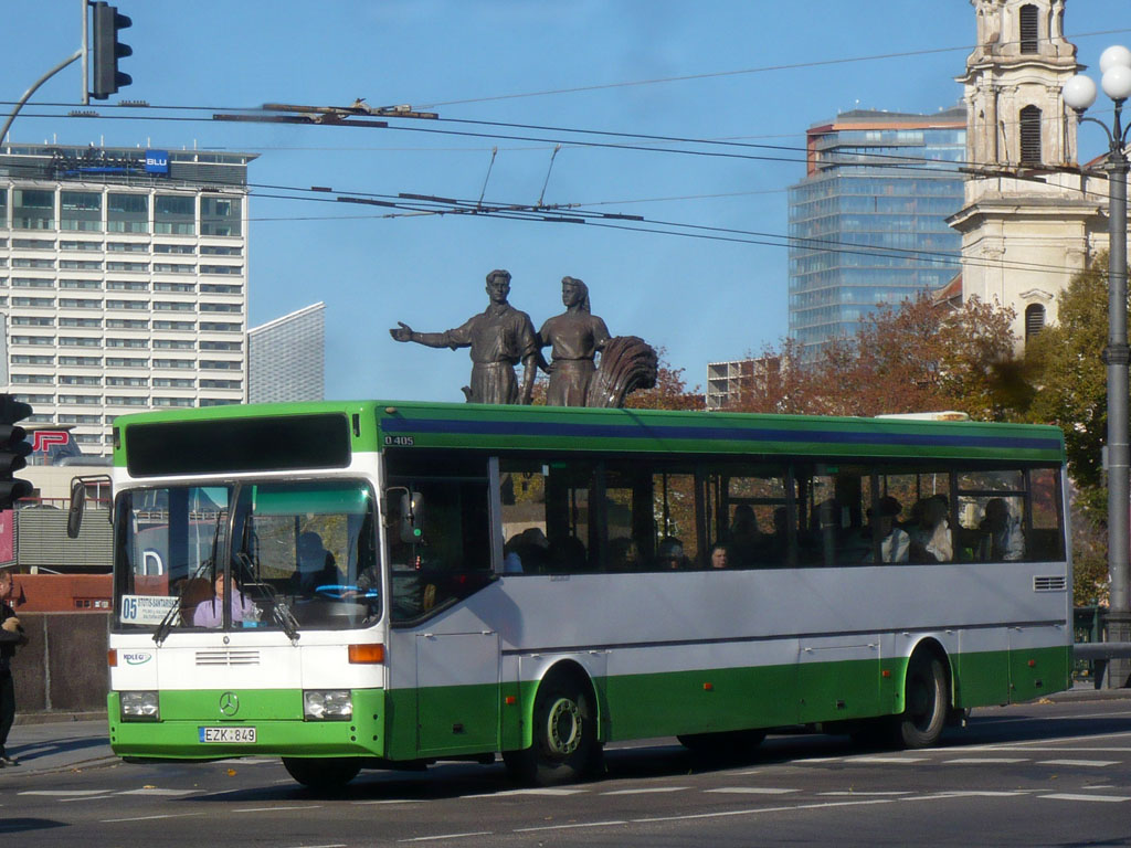 Литва, Mercedes-Benz O405 № EZK 849