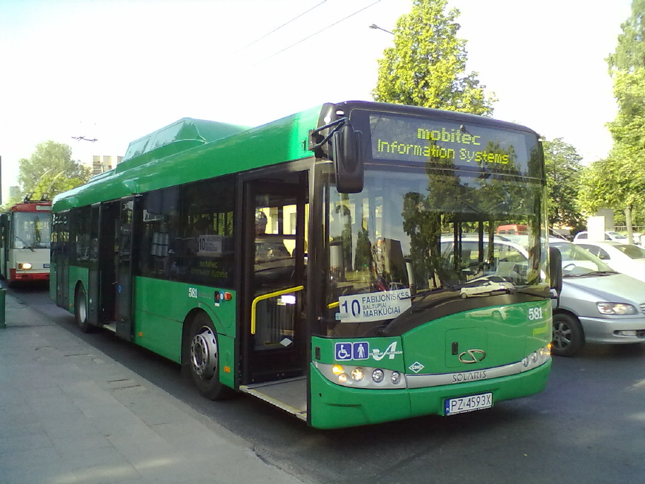 Литва, Solaris Urbino III 12 CNG № 581