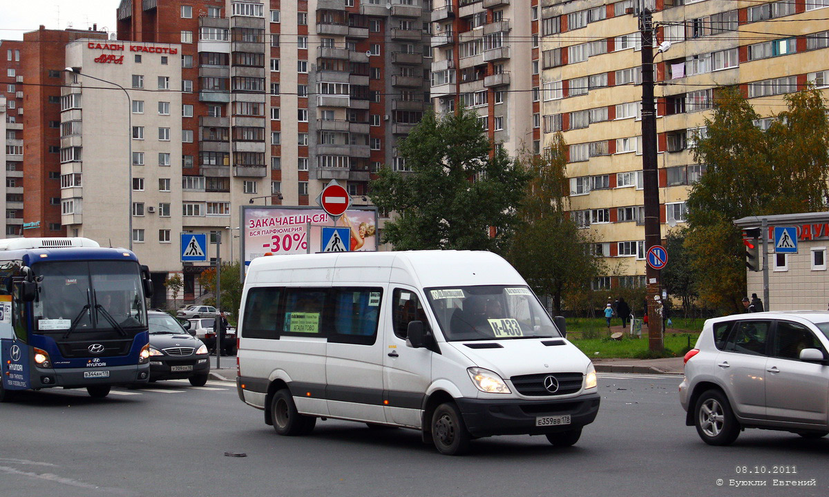 Санкт-Петербург, Mercedes-Benz Sprinter W906 511CDI № Е 359 ВВ 178