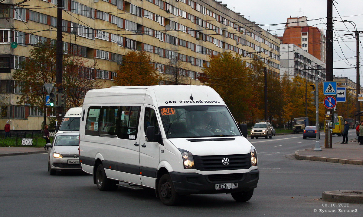 Санкт-Петербург, БТД-2219 (Volkswagen Crafter) № В 871 ВС 178