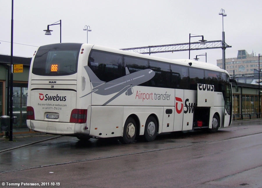 Швеция, MAN R08 Lion's Coach L RHC444 L № 6776