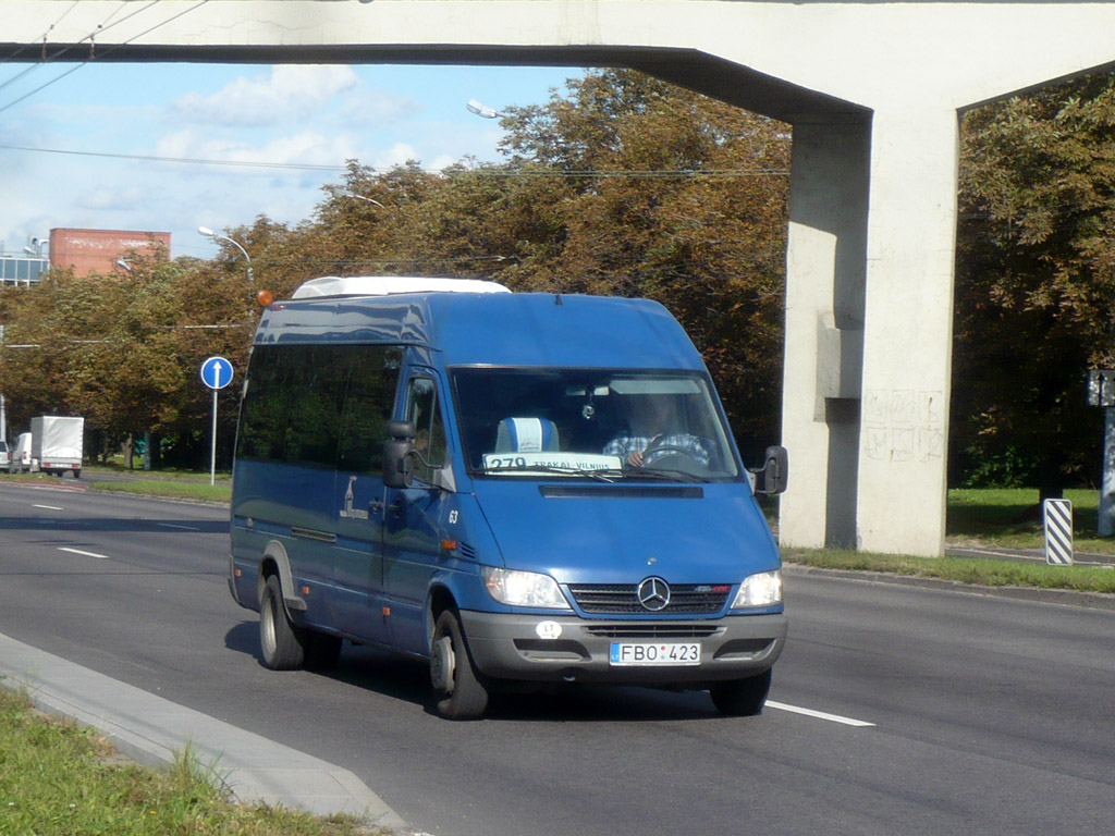 Литва, Mercedes-Benz Sprinter W904 416CDI № 63