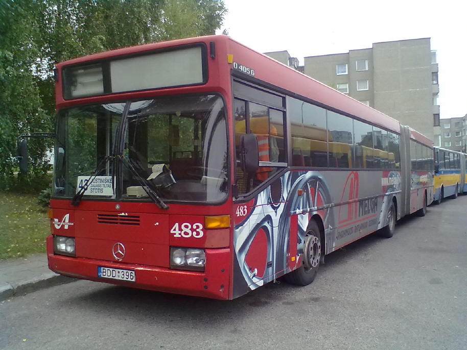 Литва, Mercedes-Benz O405G № 483