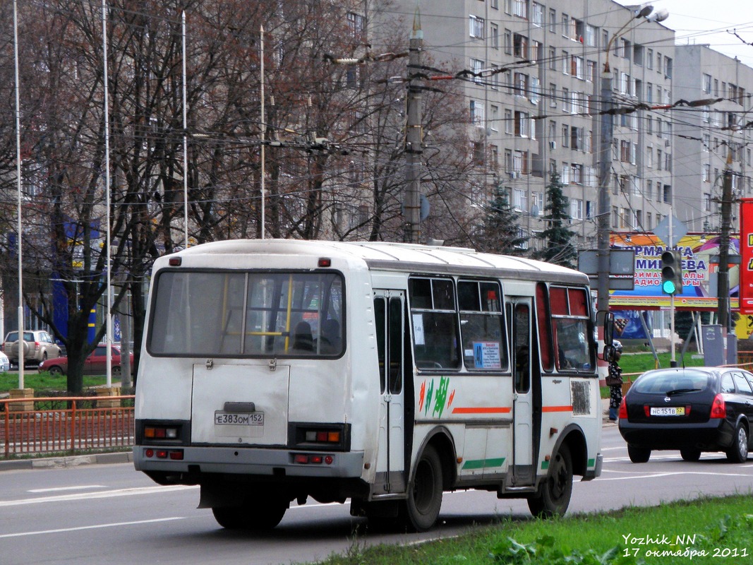 Нижегородская область, ПАЗ-32054 № Е 383 ОМ 152