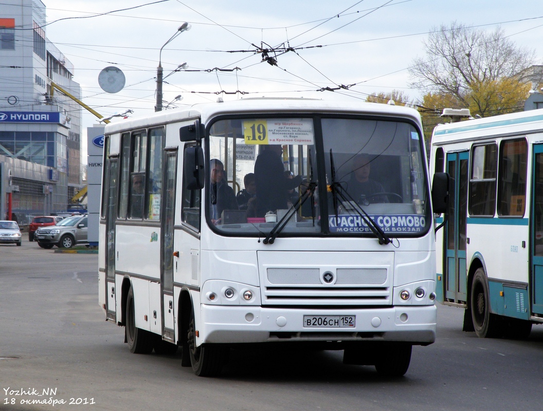 Nyizsnyij Novgorod-i terület, PAZ-320402-03 sz.: В 206 СН 152