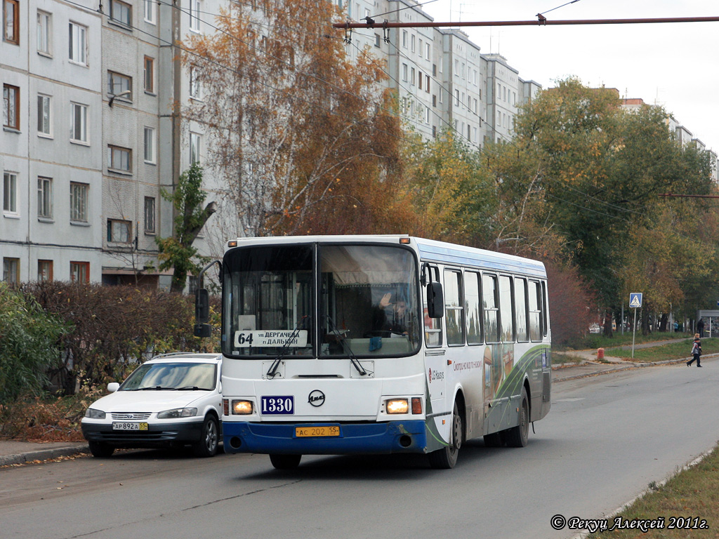Omsk region, LiAZ-5256.45 Nr. 1330