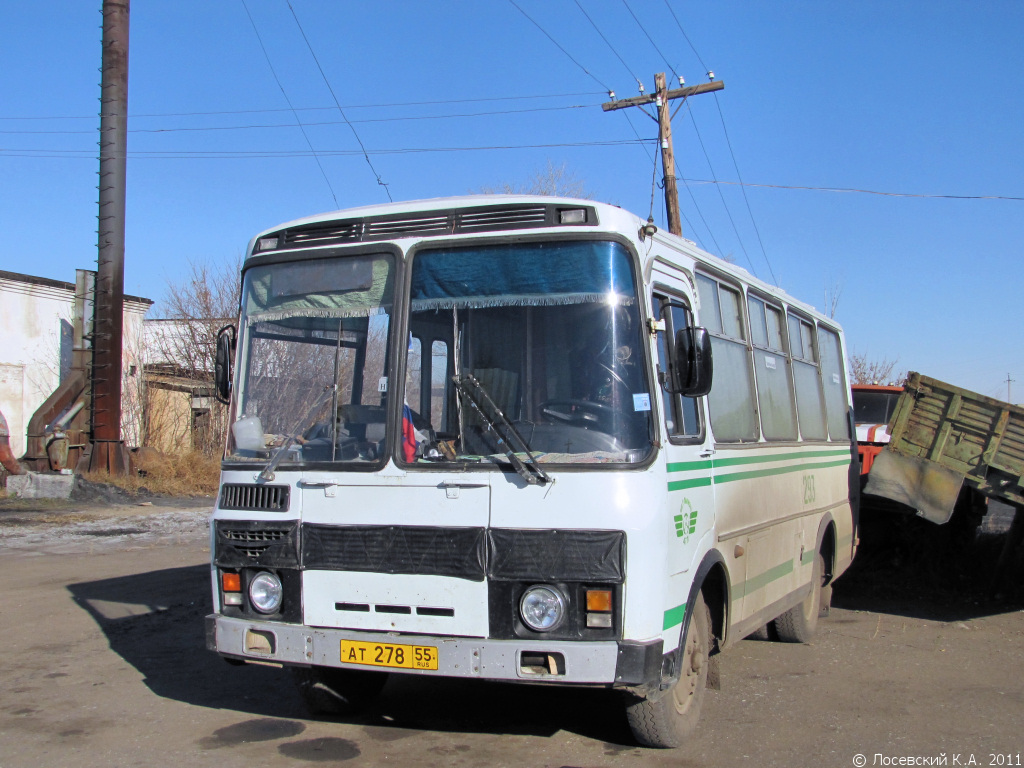 Омская область, ПАЗ-3205 (00) № 293