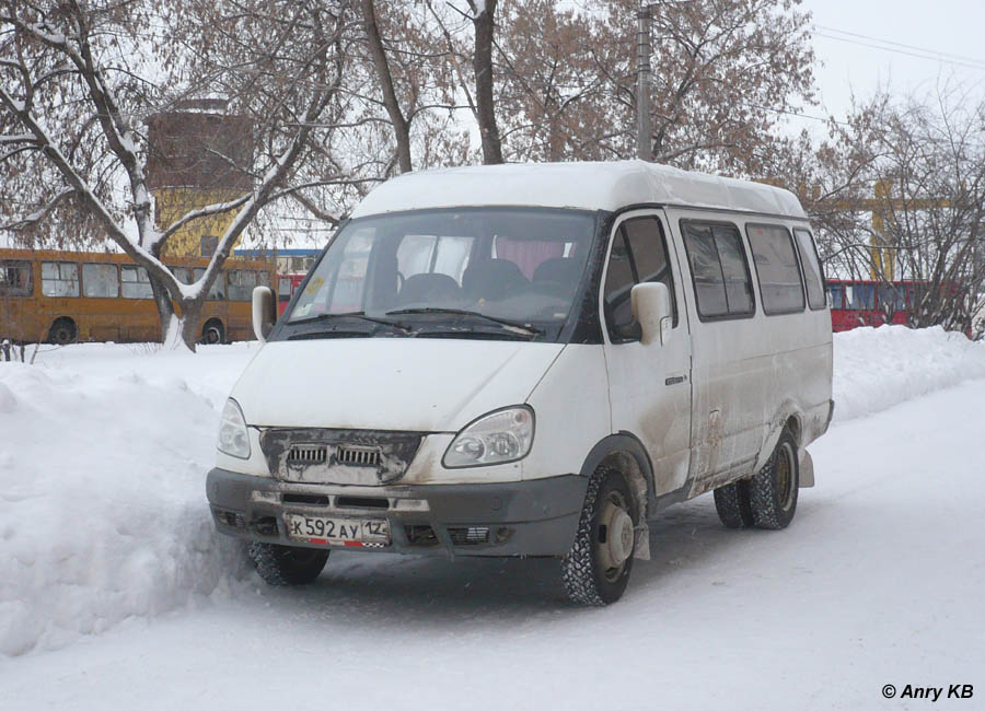 Марий Эл, ГАЗ-322132 (XTH, X96) № К 592 АУ 12