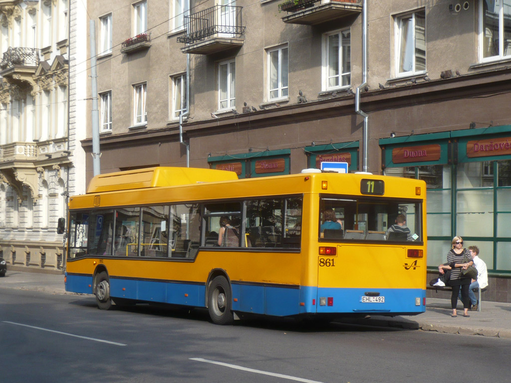 Литва, MAN A15 NL232 CNG № 861