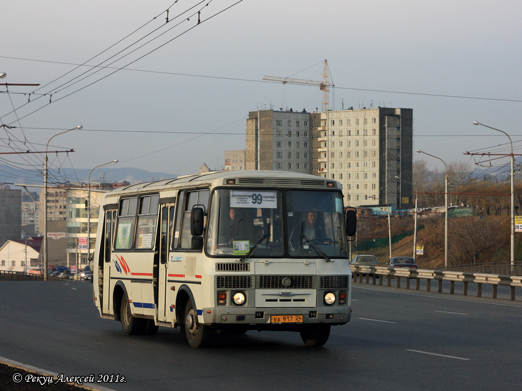 Красноярский край, ПАЗ-32054 № ЕА 917 24