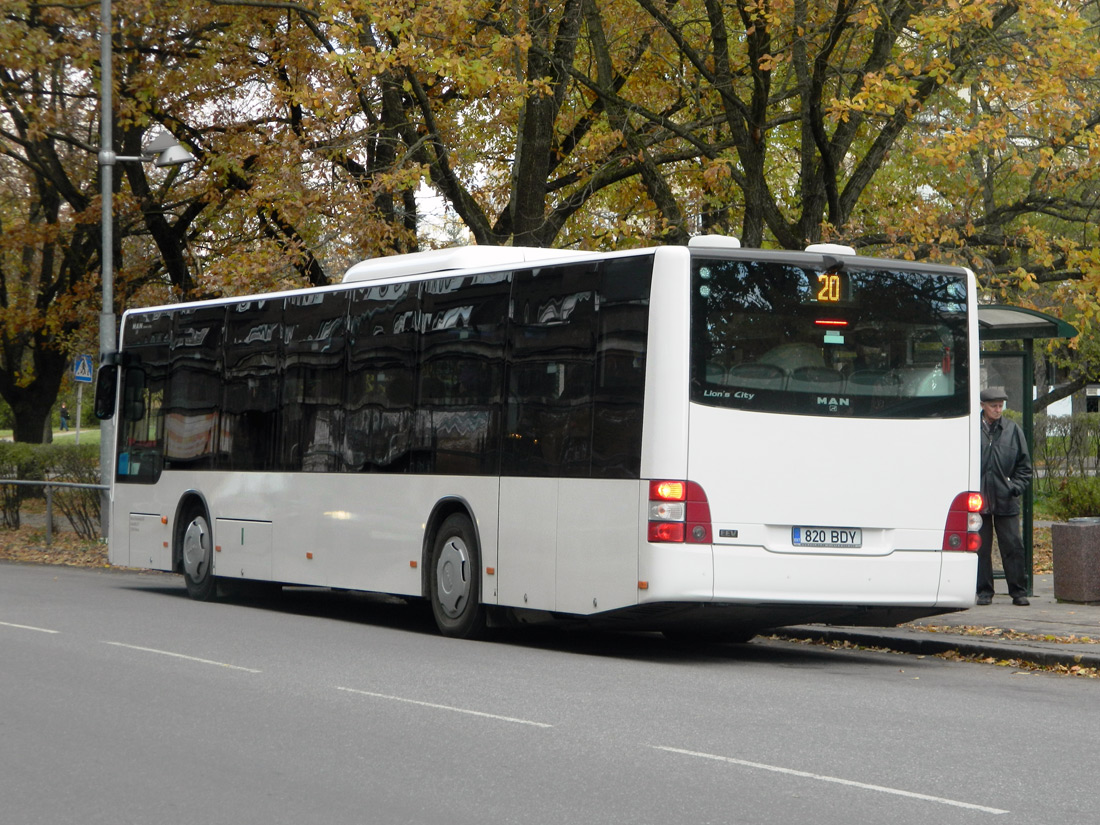 Эстония, MAN A21 Lion's City NL283 № 820 BDY