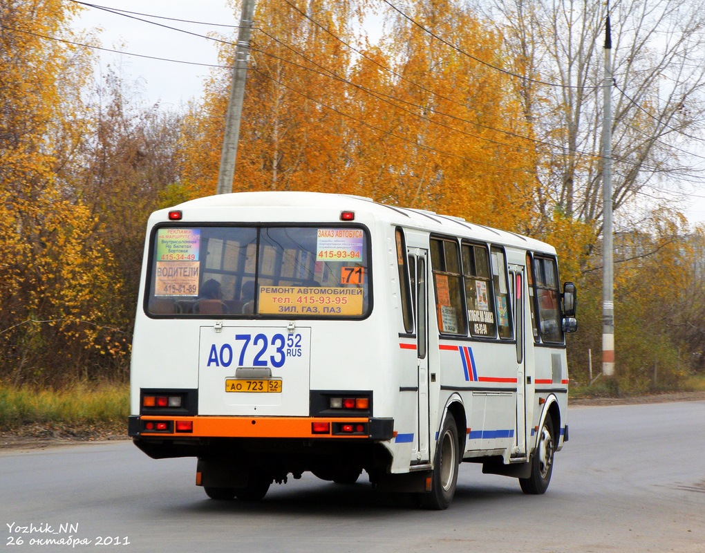 Нижегородская область, ПАЗ-4234 № АО 723 52