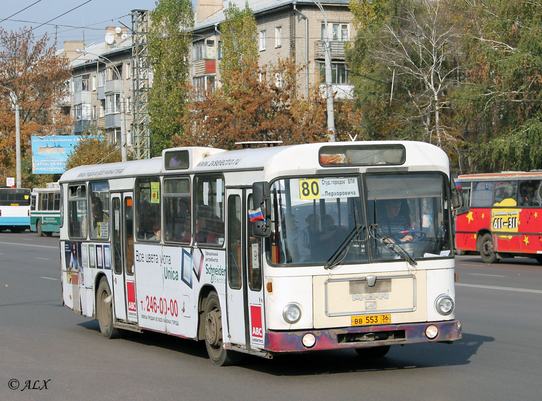 Воронежская область, MAN 192 SL200 № ВВ 553 36